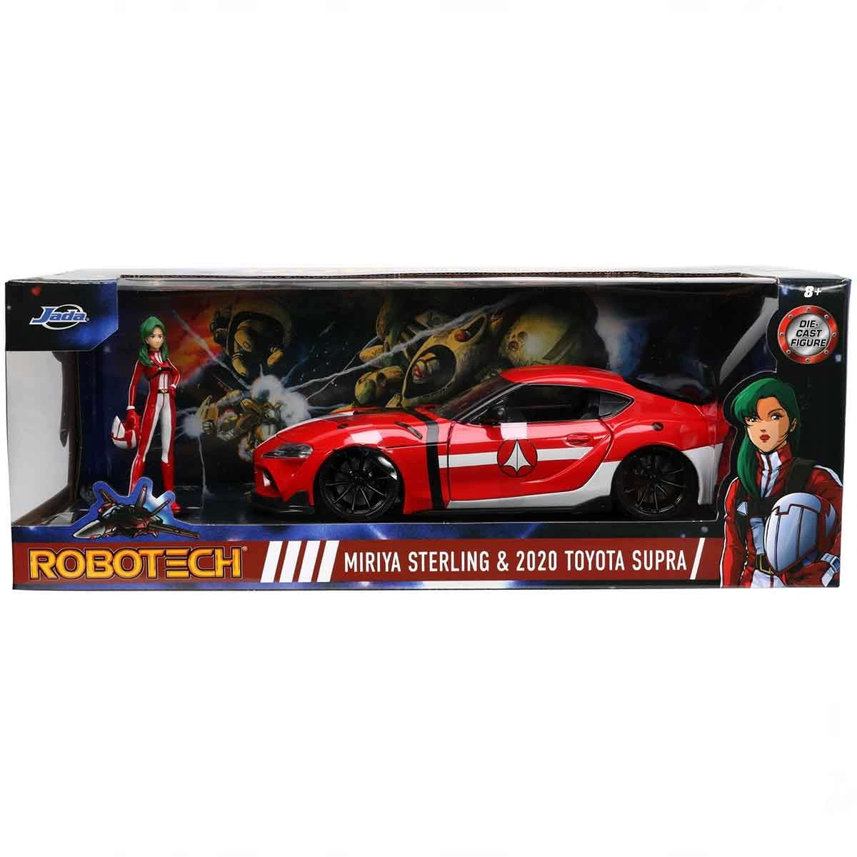 1:24 Jada Mirya Sterling and Toyota Supra Figure Car Set