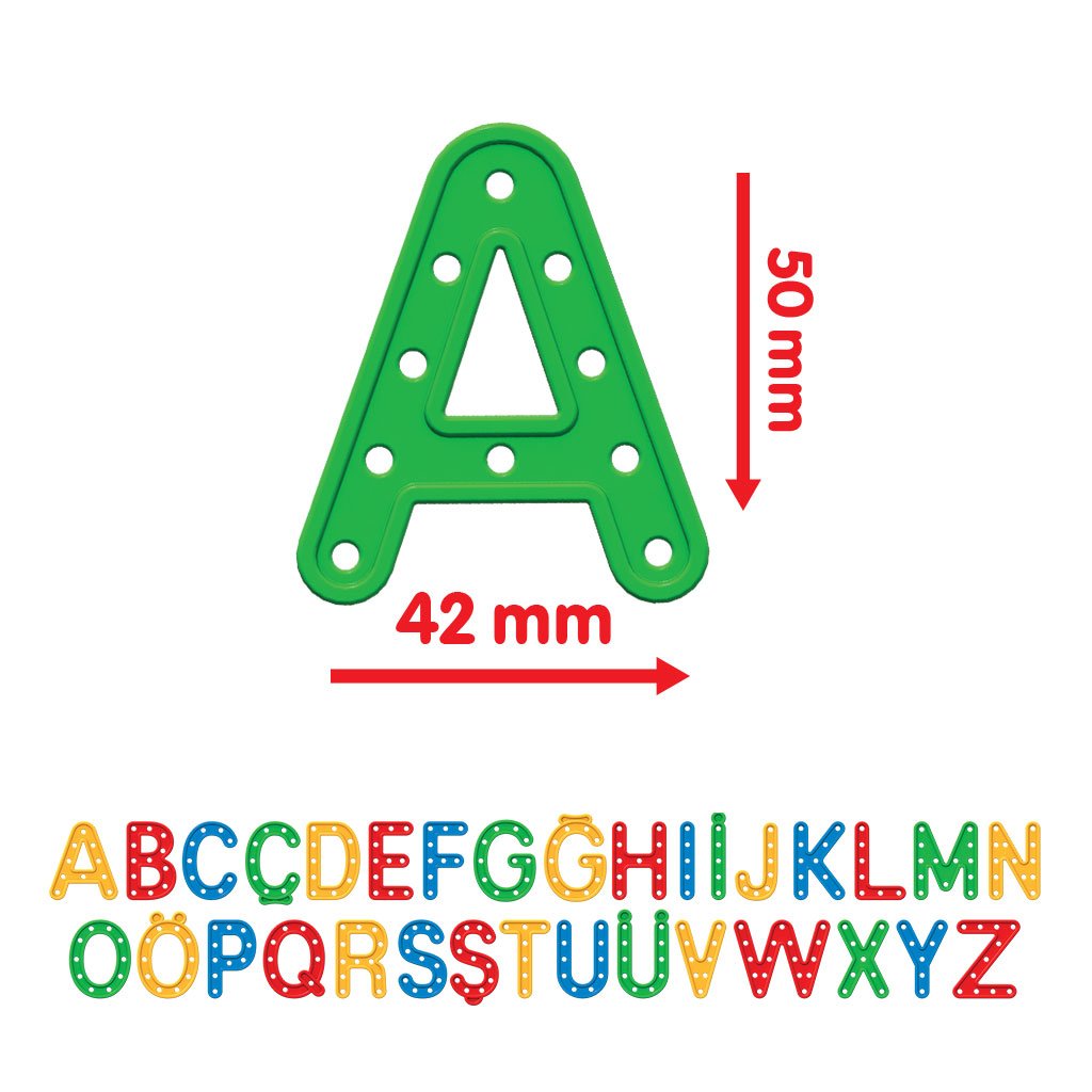 Activity with Letters 140 Pieces
