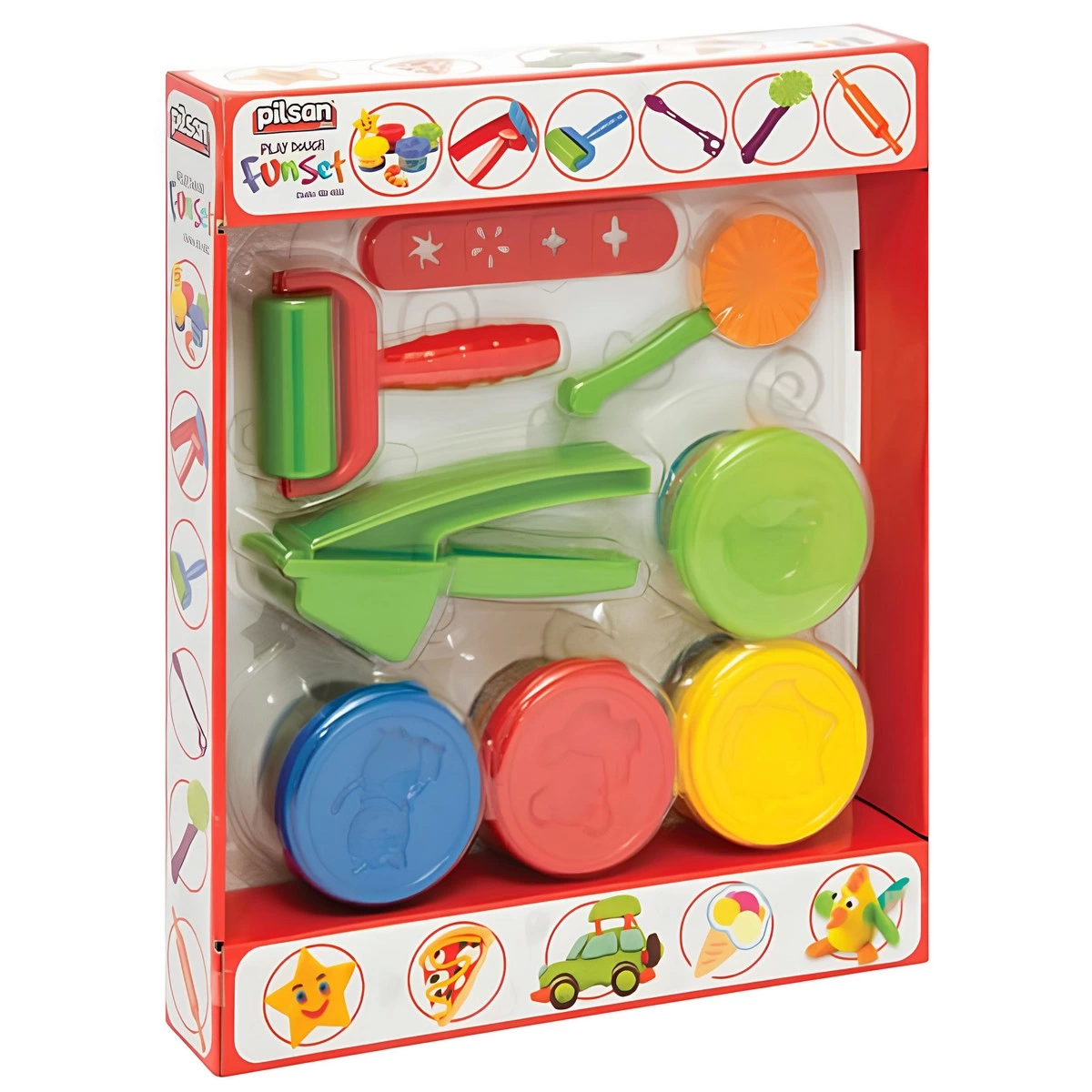 Fun Set Play Dough 4x80 gr