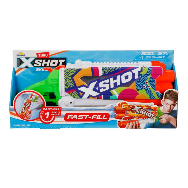 X-Shot Skins Pump Action Fast Fill Water Gun 49.5 cm