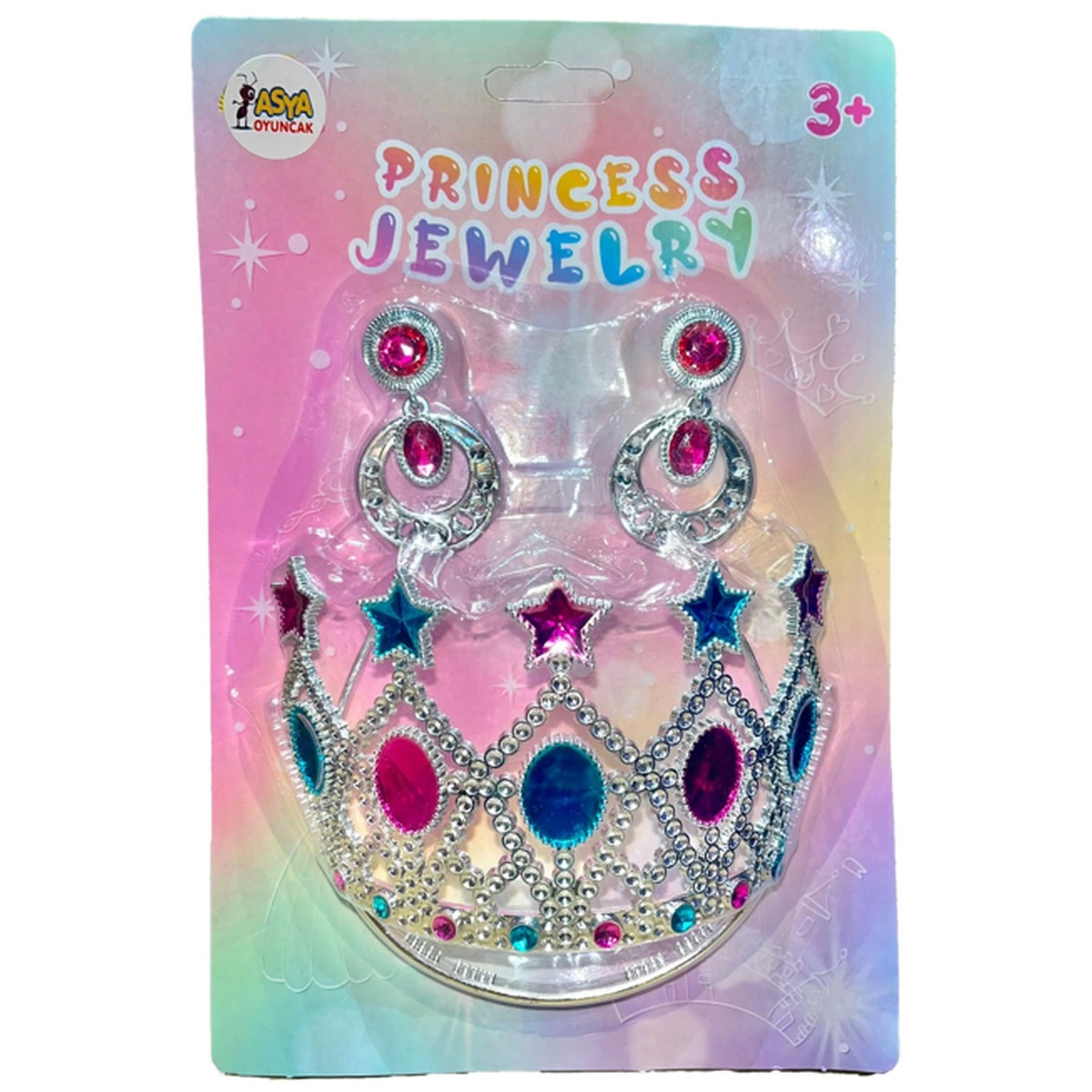 Princess Crown and Earring Set