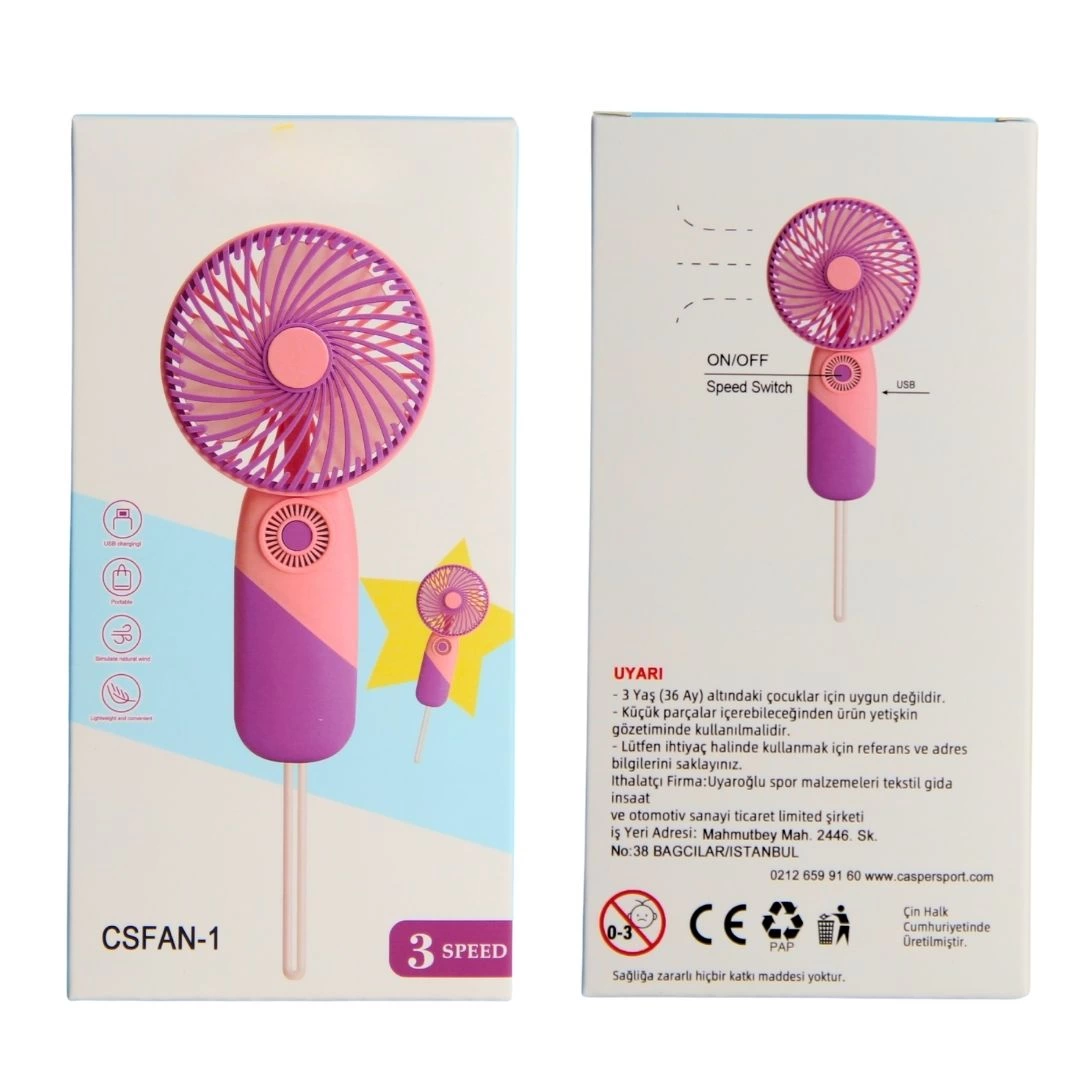 Boxed Battery Fan