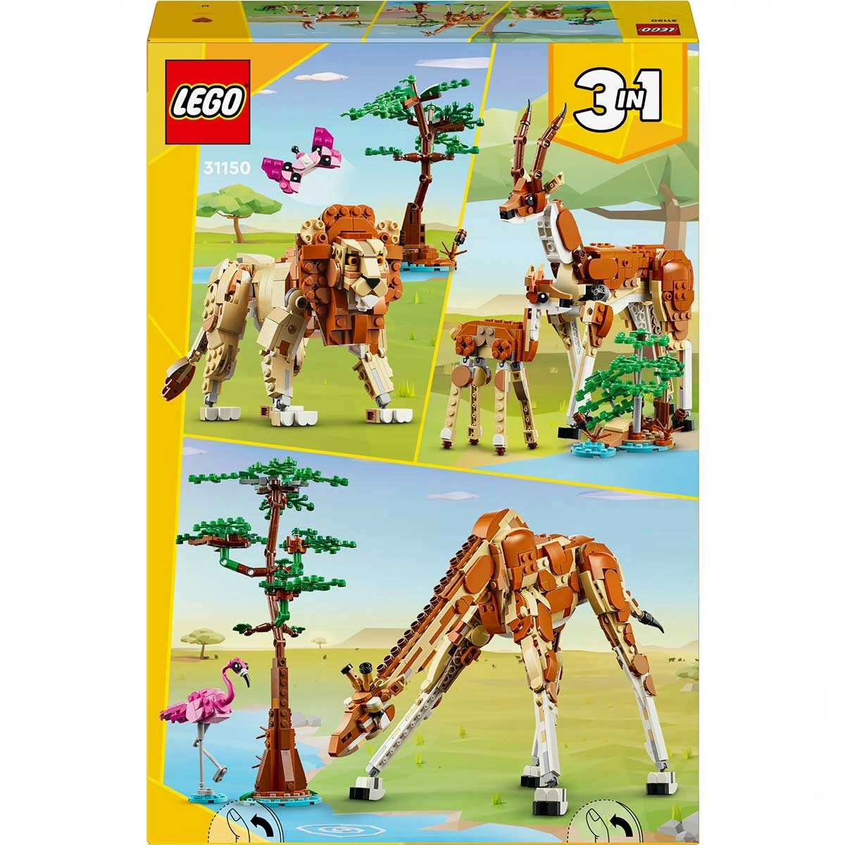 LEGO Creator Wild Safari Animals 31150