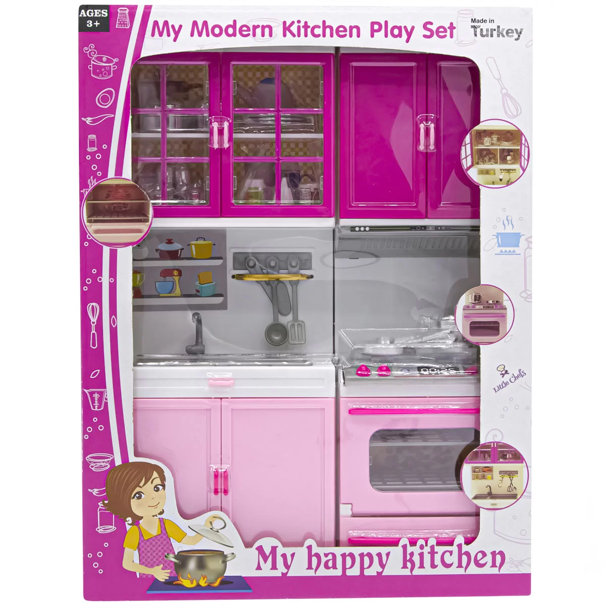 My Modern Kitchen Sink and Oven 2-Piece Set