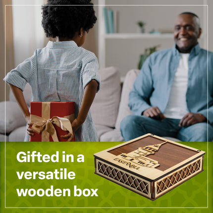 Eastanbul Turkish Delight, 35.3oz, Turkish Delights Candy, Assorted Turkish Delight in Souvenir Wooden Gift Box, Perfect Sweets, Gourmet International Candy Gift, Turkish Delight, Gluten Free, No Synthetic Ingredient