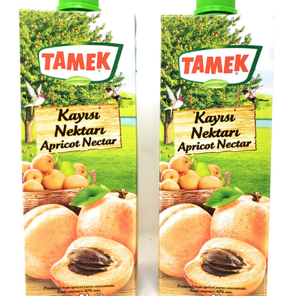Tamek Apricot Nectar Juice (2 Pack, Total of 67.6fl.oz)