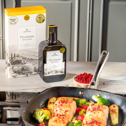 NVG NOVAVERA Premium High Polyphenol Rich Olive Oil(Up to 600 MG/KG), USDA Organic Drinking Extra Virgin Olive Oil, Evoo World Ranking Top 5, Low Acidity, Early Harvest, Cold Pressed, 16.9 oz