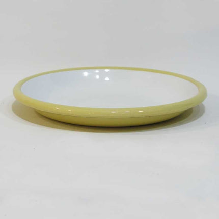 Enamel Plate 20 cm Yellow