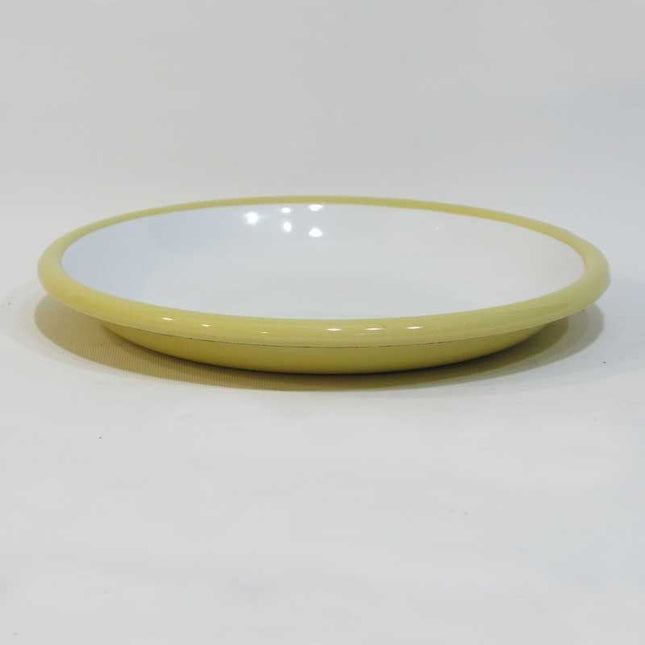 Enamel Plate 20 cm Yellow