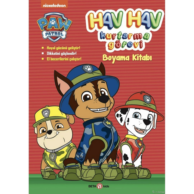 Paw Patrol Woof Woof Rescue Mission Coloring Book