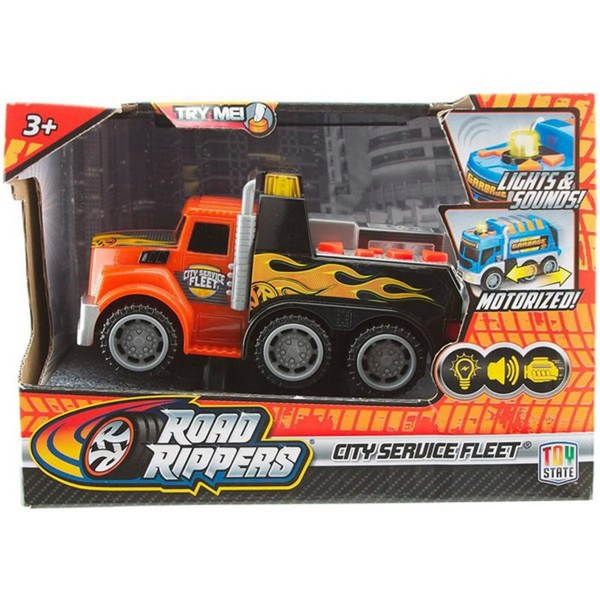 Road Rippers Surprise Moving Mini Utility Vehicle with Sound and Lights