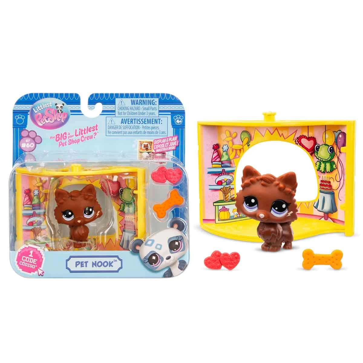 Littlest Pet Shop Pets and Themed Play Corner