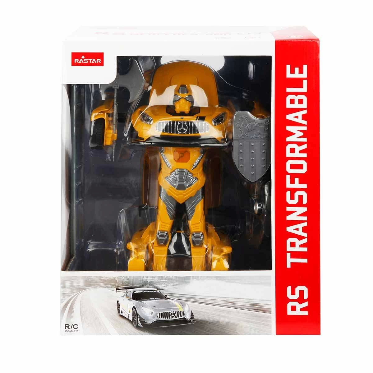 Mercedes AMG GT3 with Remote Control Transforming into a Rastar Robot