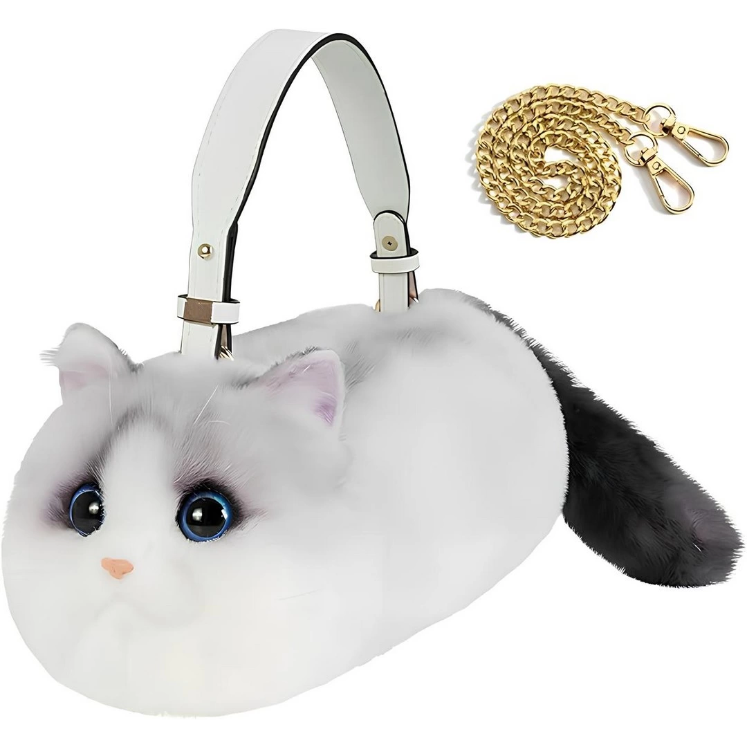 B&D Cat Handbag Off-White