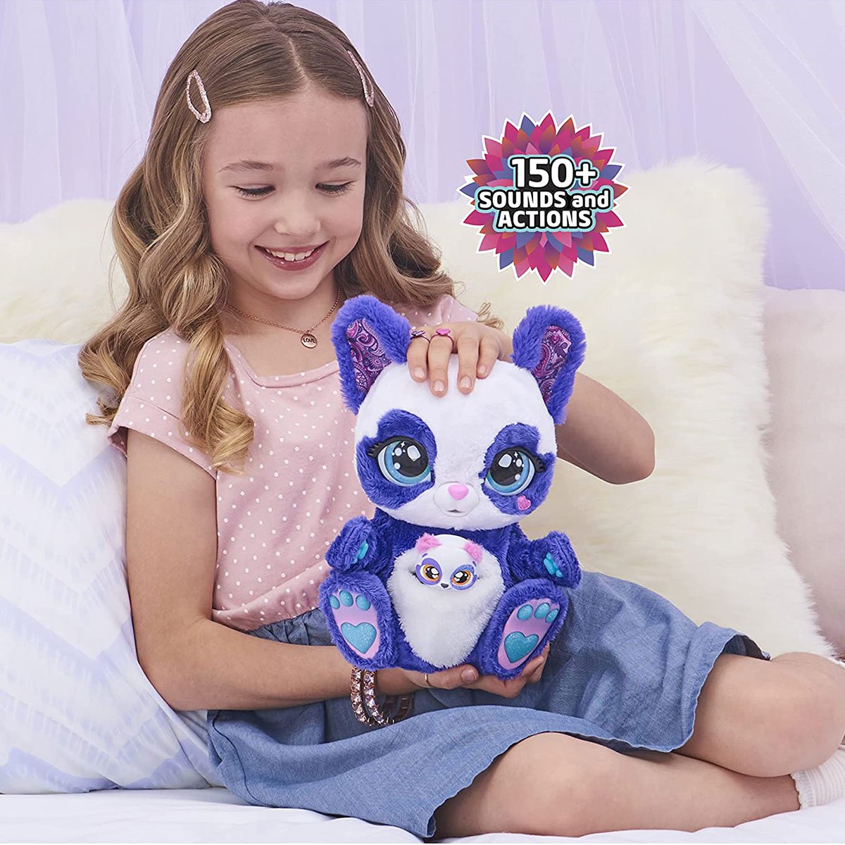 Peek-A-Roo Mystery Baby Interactive Panda-Roo Plush Toy