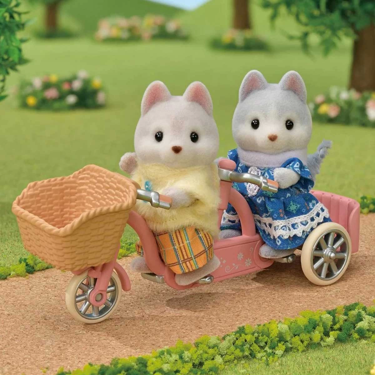 Tandem Bike Set- Husky Brothers