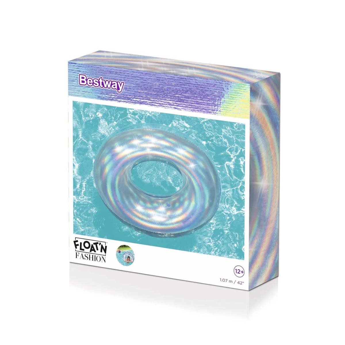 Bestway Iridescent Patterned Bagel 107 cm 36240