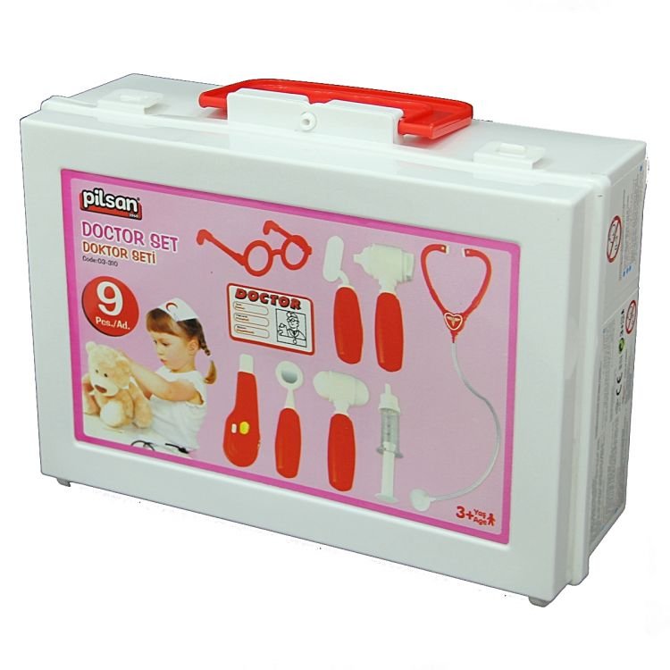 Doctor's Set with Bag Red