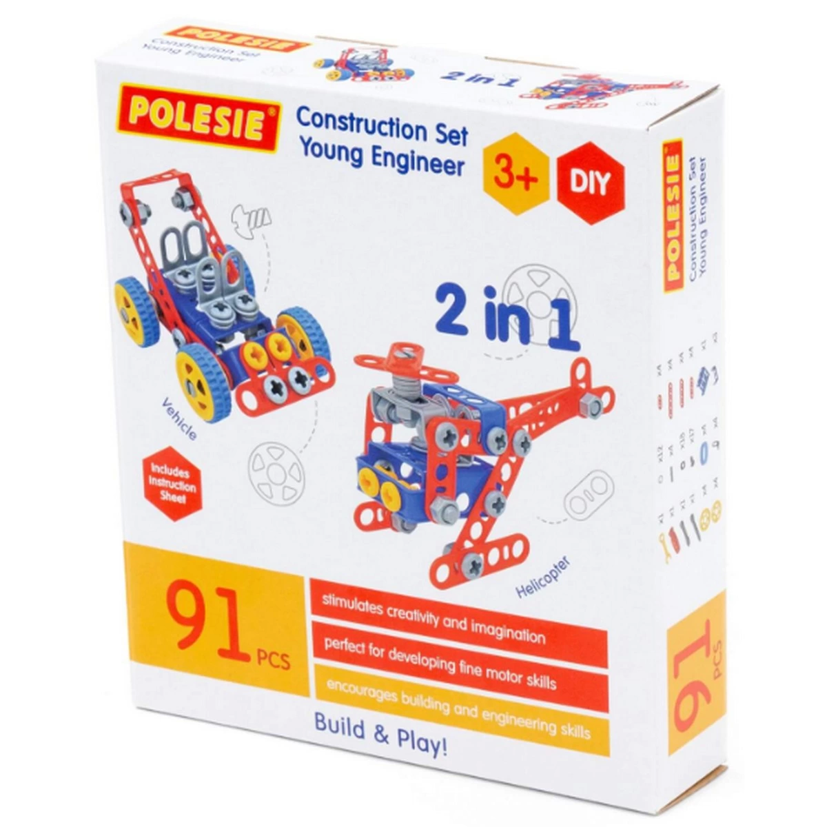 Design Piece Inventor 91 Pieces in Box 72986