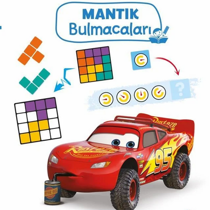 Disney Educational Cars Sticker Logic Puzzles