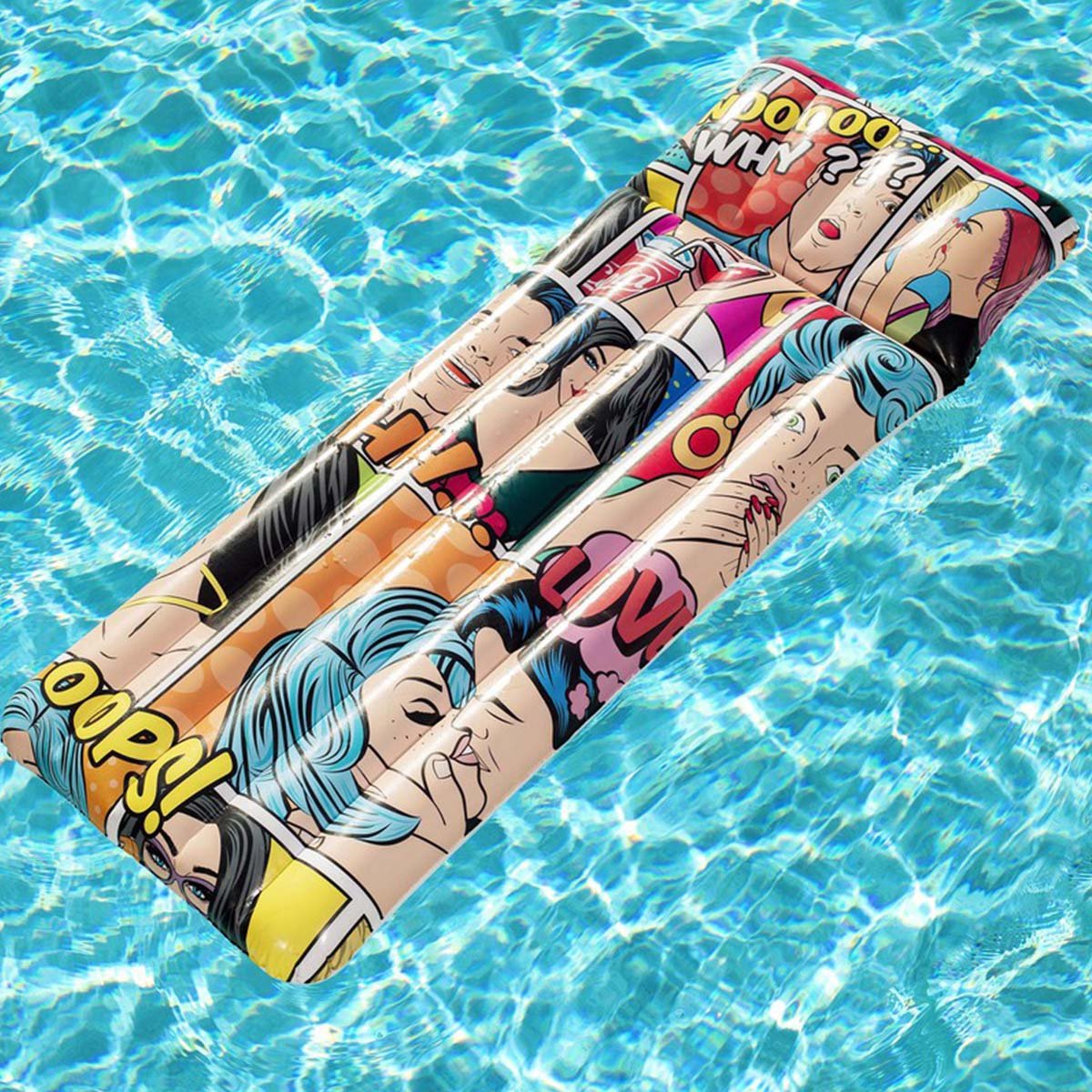 Bestway Comic Book Patterned Bed 183 x 71 cm 44059