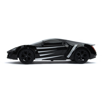 1:16 Jada Toys Marvel Black Panther Lykan Hypersport Remote Control Car