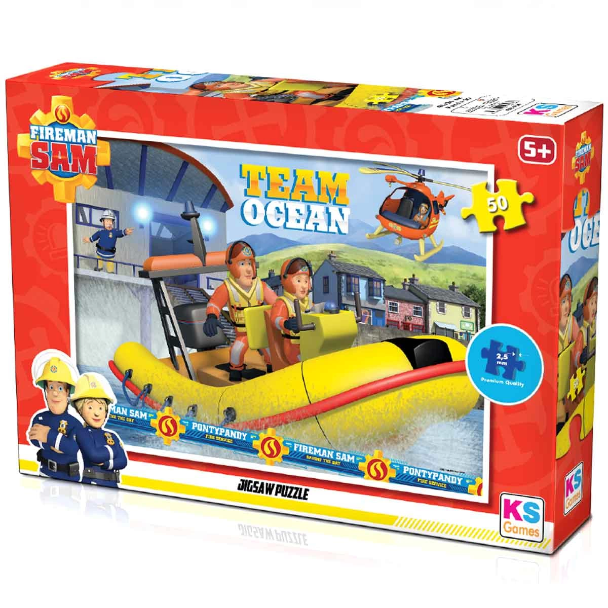 KS Fireman Sam 50 Piece Puzzle