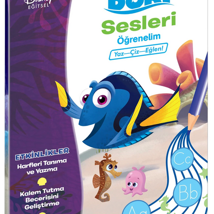 Disney Finding Nemo Let's Learn the Sounds of DORI Write-Draw-Have Fun!