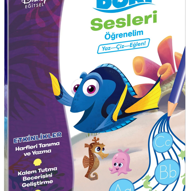 Disney Finding Nemo Let's Learn the Sounds of DORI Write-Draw-Have Fun!