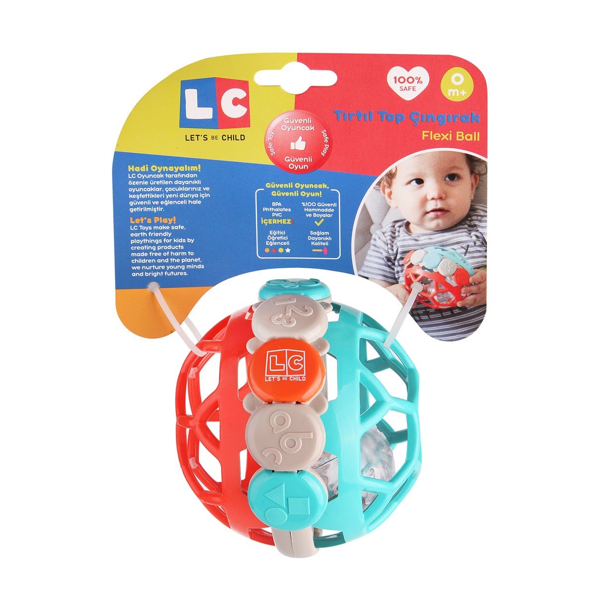 LC Caterpillar Ball Rattle