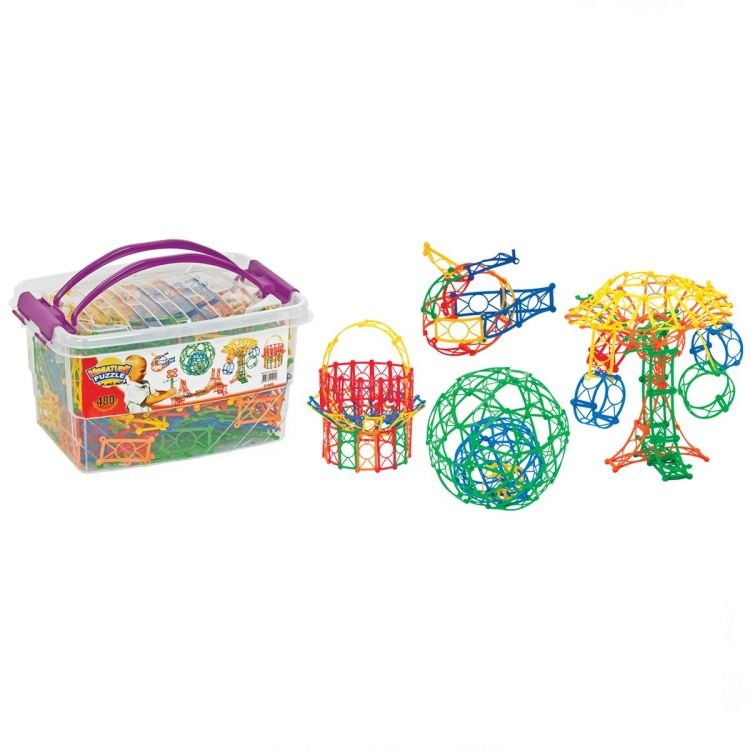 Dede Miniature Puzzle Box Educational Shapes 480 Pieces