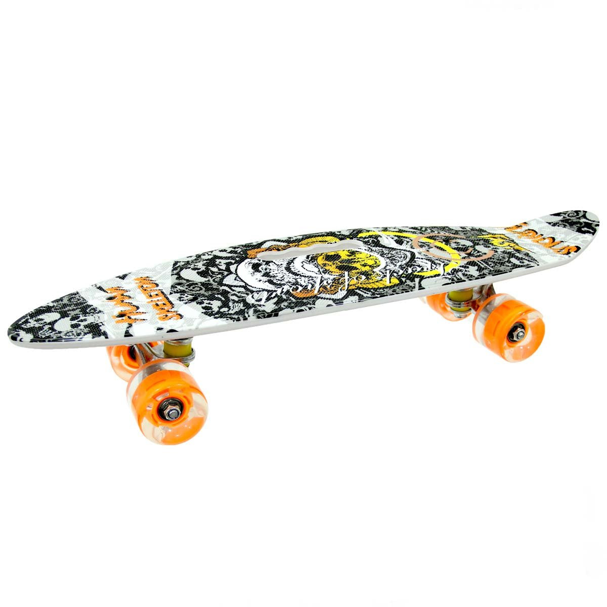 Patterned Medium Lighted Skateboard 60 cm