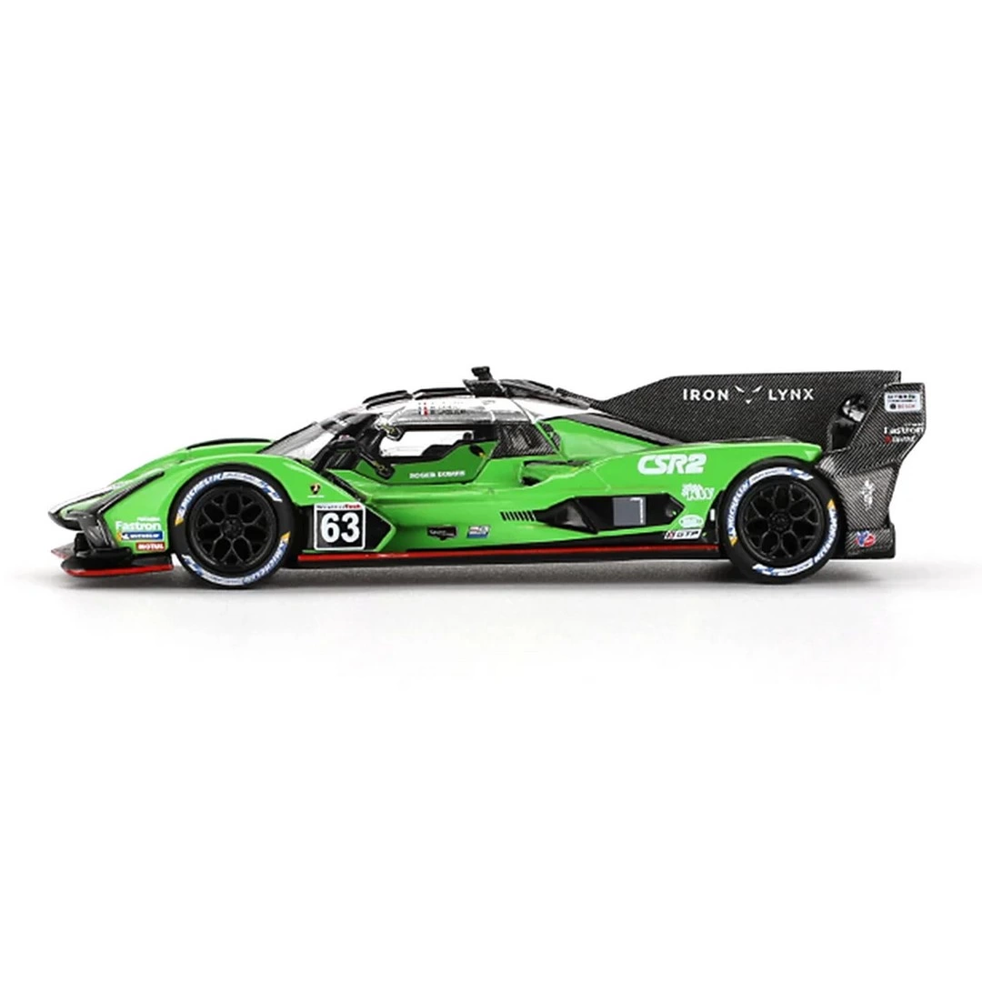 Mini GT 1/64 Lamborghini SC63 Iron lynx 2024 IMSA Sebring 12 Hrs