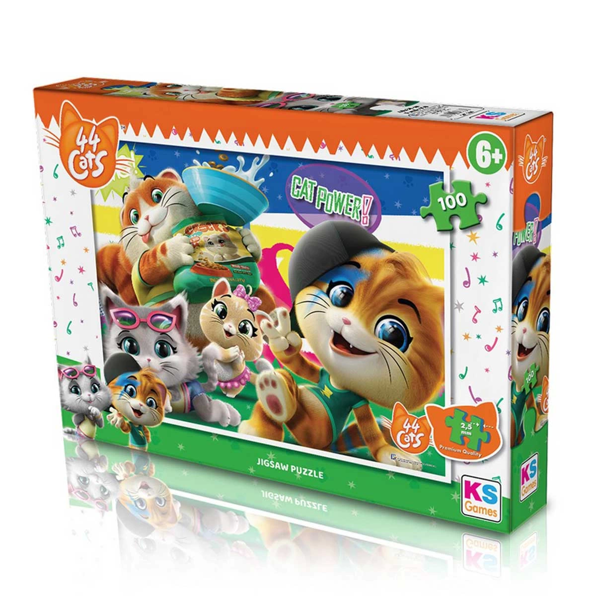 KS Games 44 Cats 100 Piece Puzzle