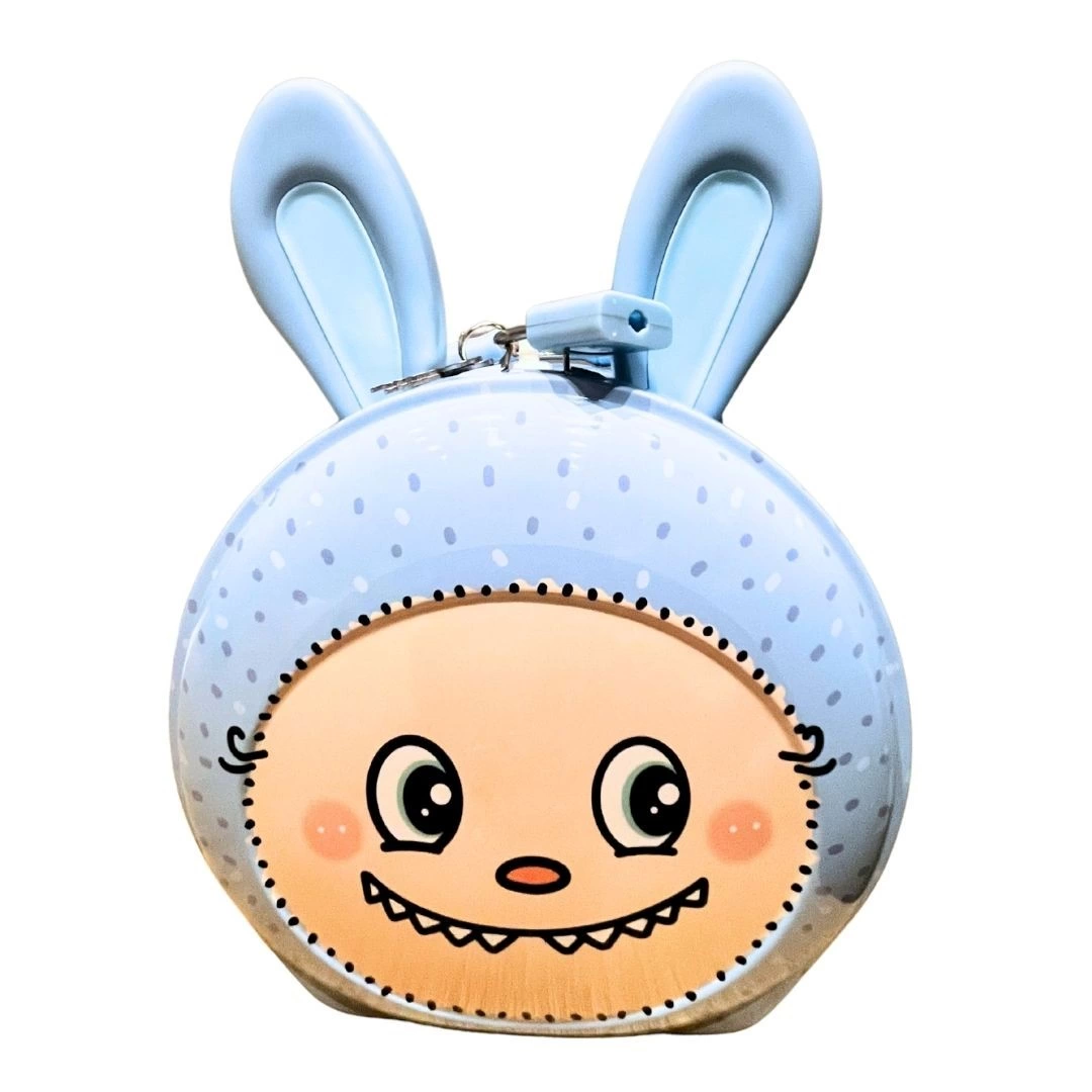 Metal Ear Piggy Bank with Lock