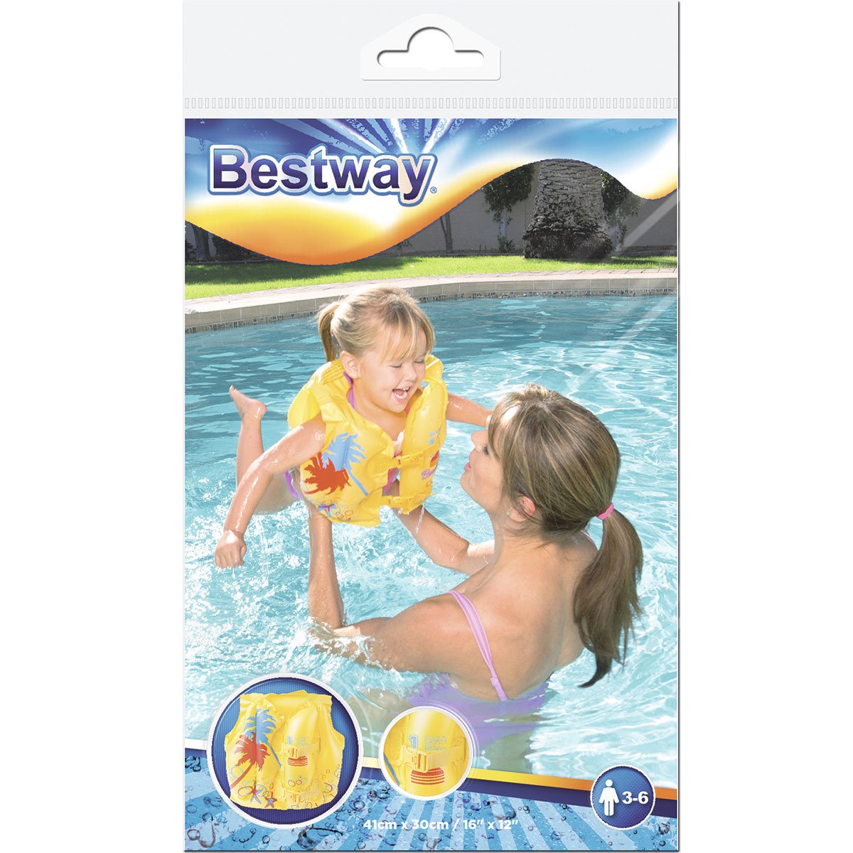Bestway 32069 Tropical Patterned Life Jacket