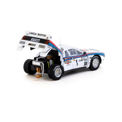 Tarmac Works 1/64 Lancia 037 Rally Rally Monte Carlo 1983 #1 with Tarmac Cards