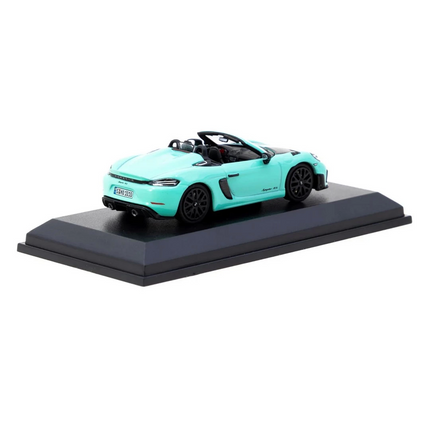 Tarmac Works x Minichamps 1/64 Porsche 718 Spyder RS Mint Green