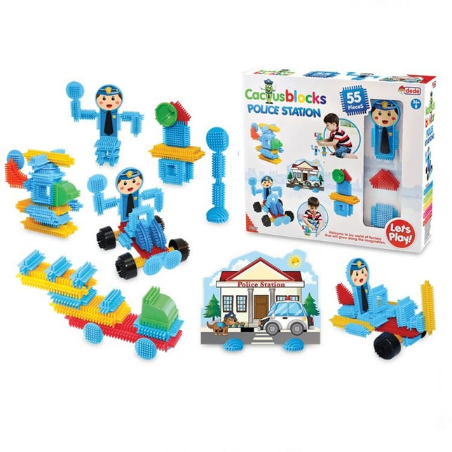 Dede Cactus Blocks Police Set 55 Pieces