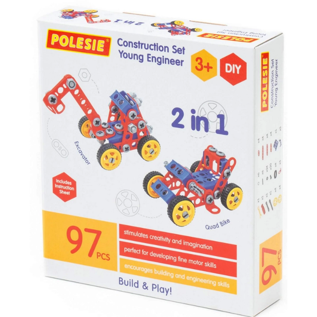 Design Piece Inventor 97 Pieces in Box 72979