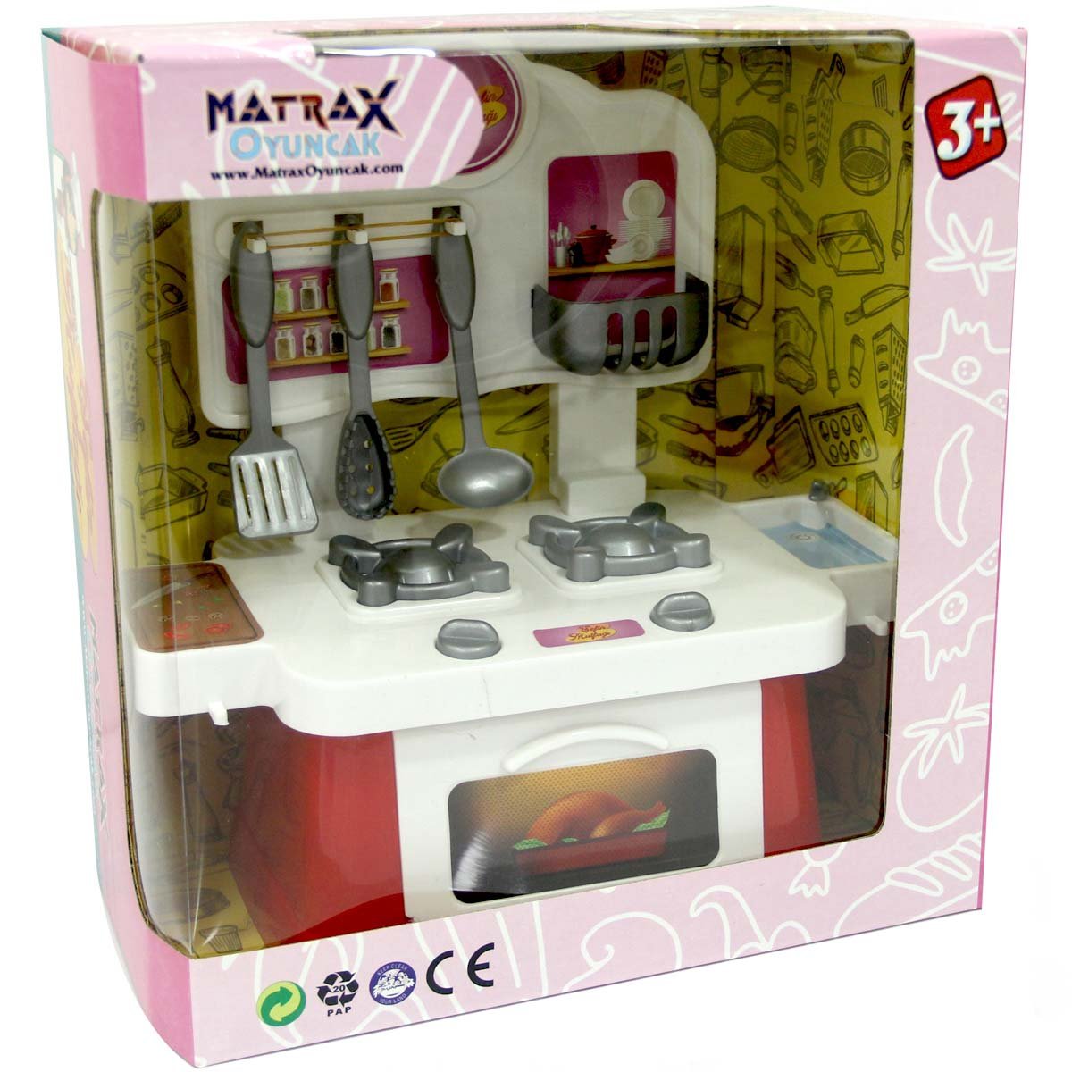 Chef's Kitchen Oven and Stove Set