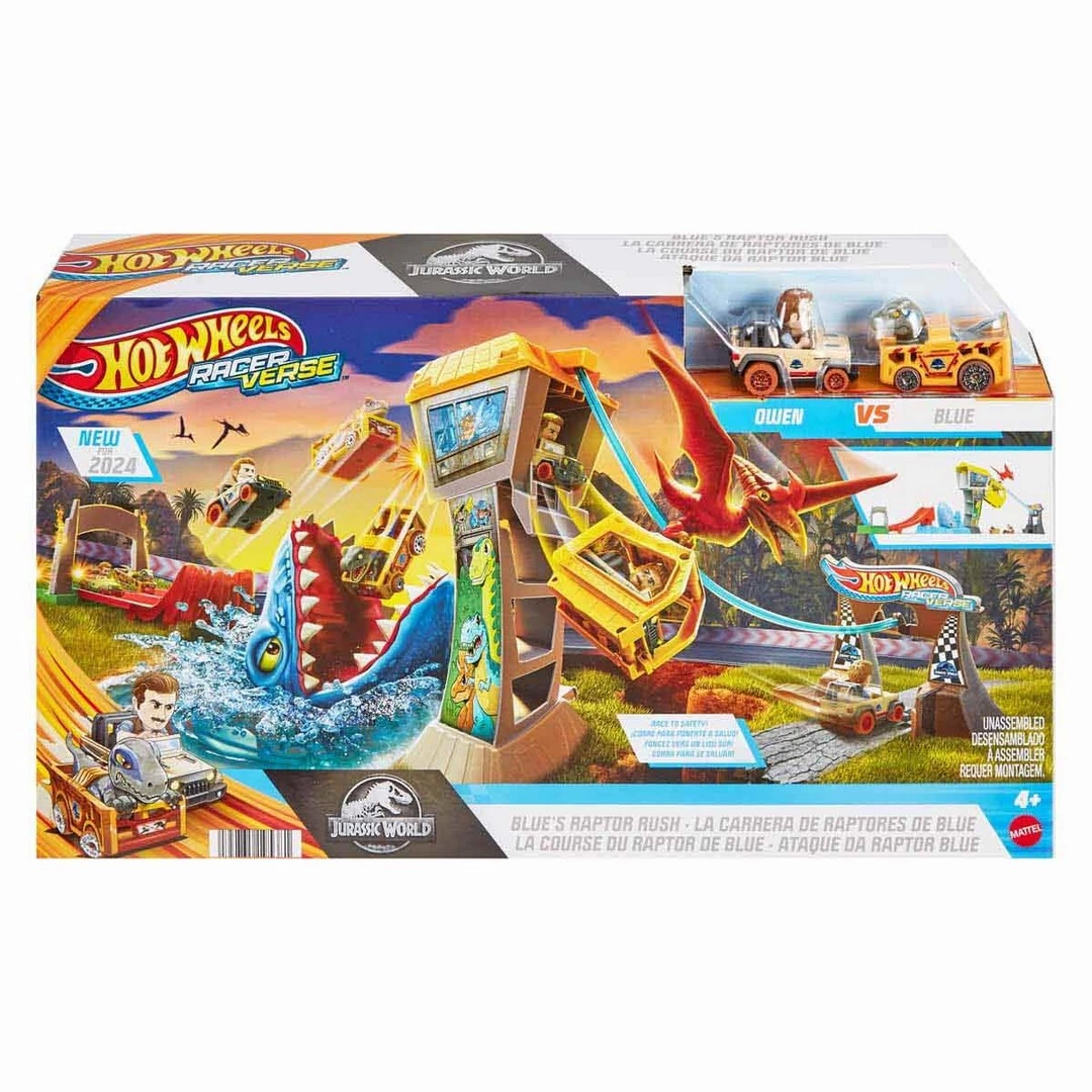 Hot Wheels Racerverse Jurassic Track Set HTP12
