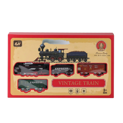 Boxed Battery Operated Train Set 18 Pieces