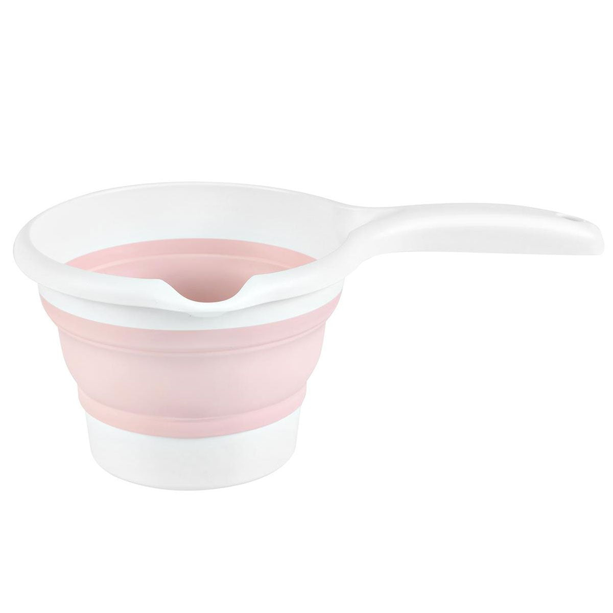 Numio Folding Baby Bath Tub Bath Set of 5 Pink