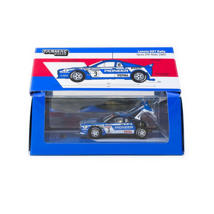 Tarmac Works 1/64 Lancia 037 Rally Ypres 24 Hours Rally 1983 #3