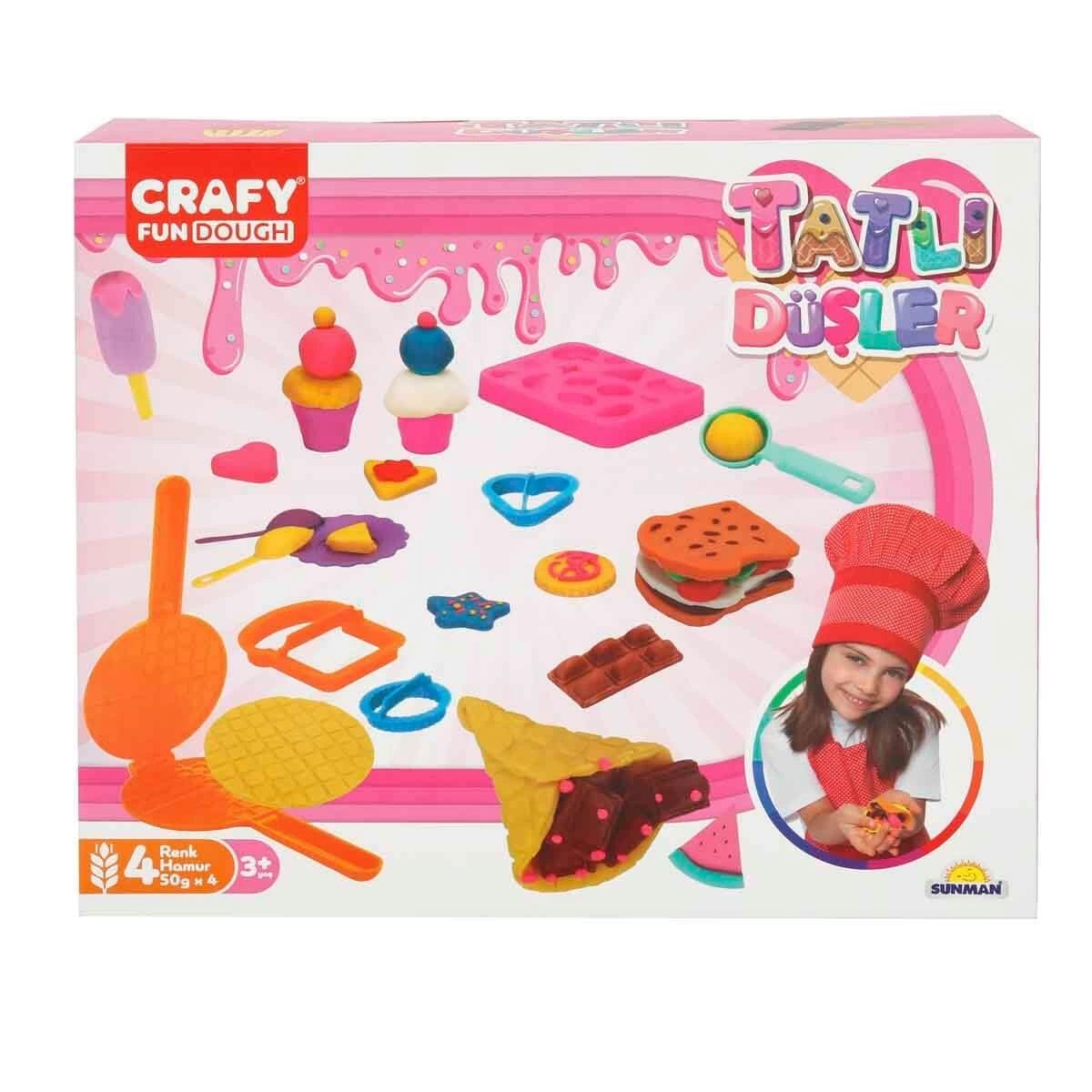 Sweet Dreams Play Dough Set 200 gr 22 Pieces