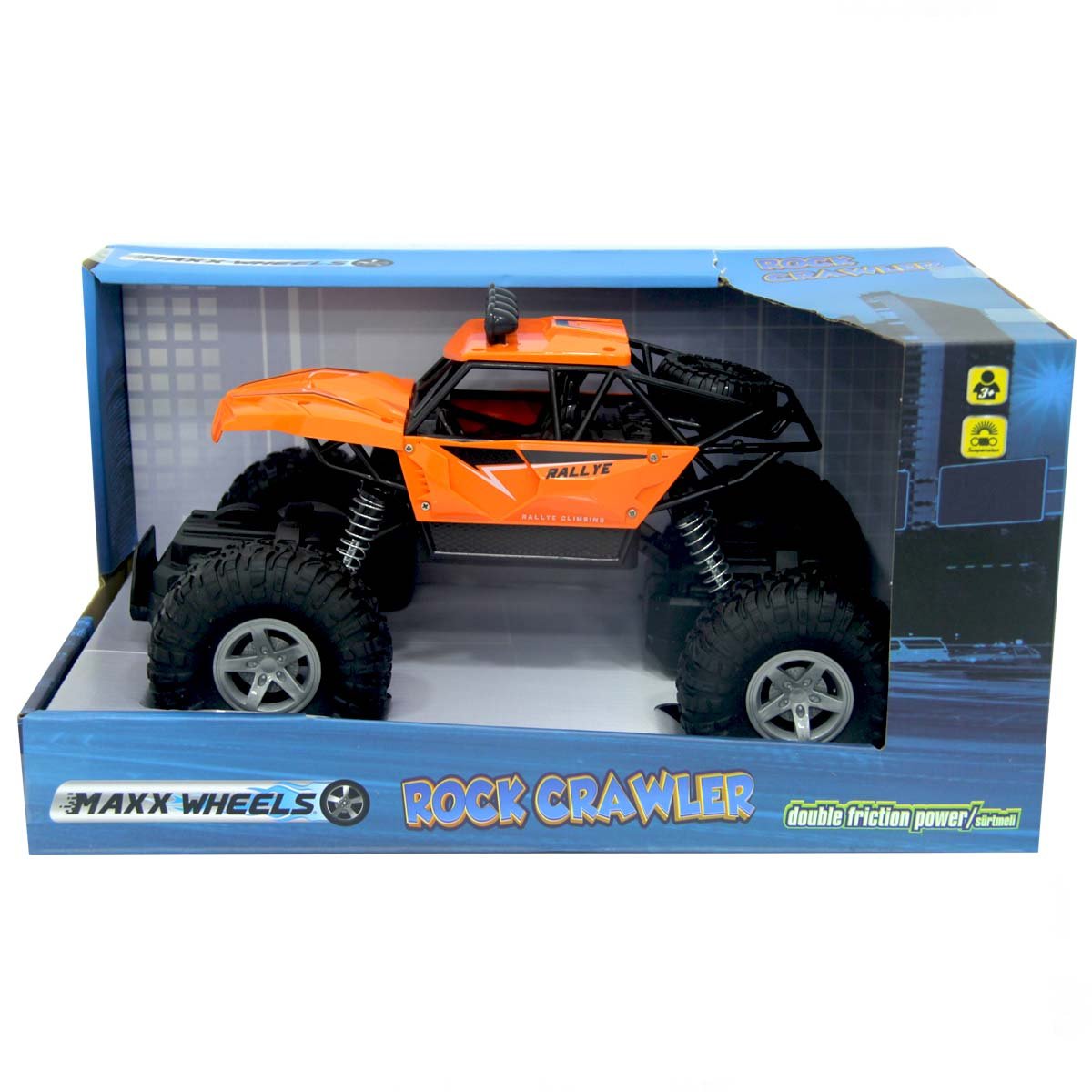Maxx Wheels Rock Crawler Friction Car 25 cm