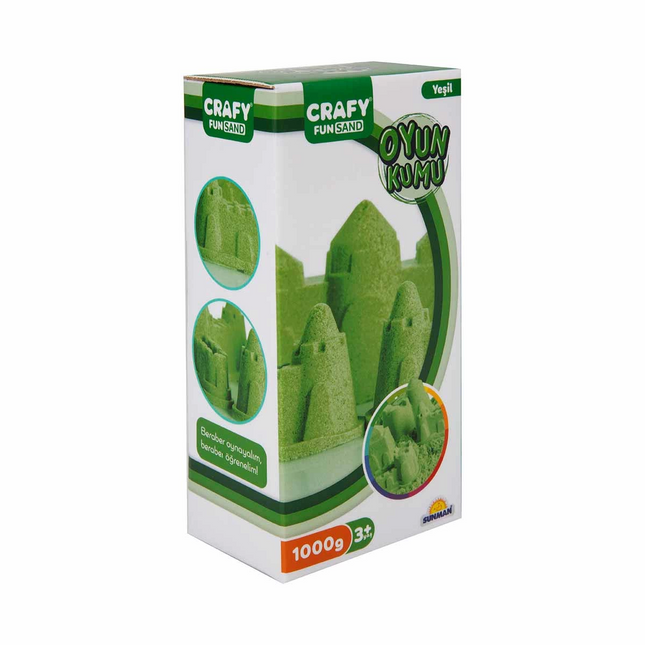Fun Dough Kinetic Sand 1000 g Green