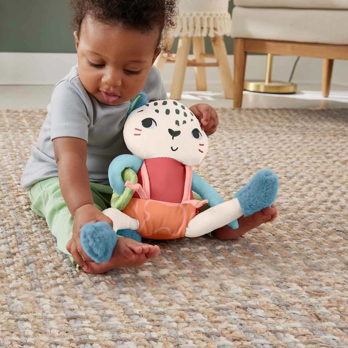 Fisher Price Fun Buddy Snow Leopard Plush HKD64
