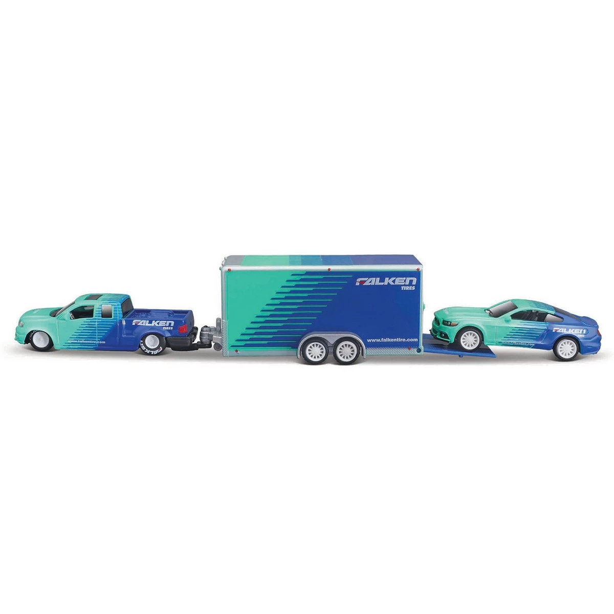 Maisto 1/64 Design Series Racing Team Trailer and Vehicle Set